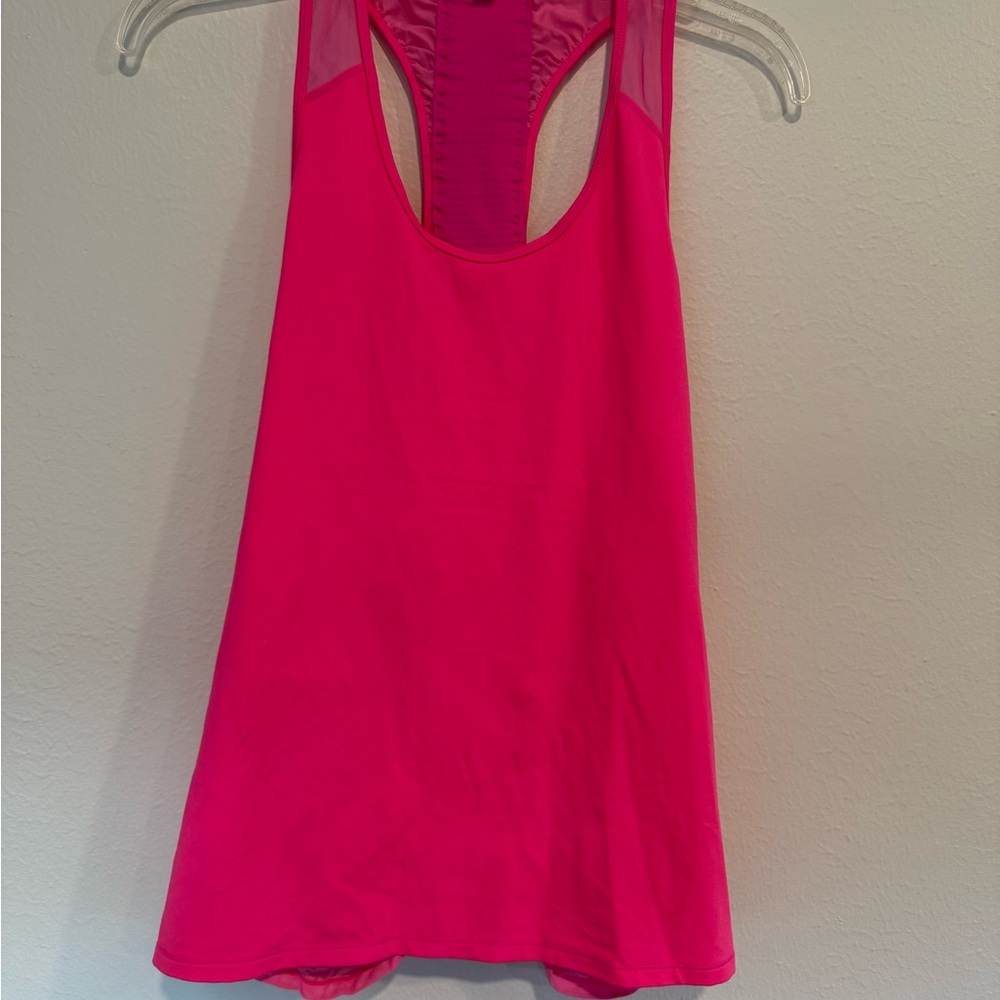 Athleta Bakasana Vibrant Pink Tank Top